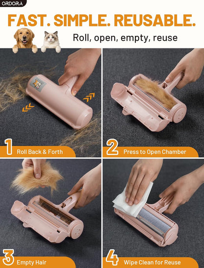 Pet Hair Remover Roller, Reusable Lint Roller for Dog and Cat Hair