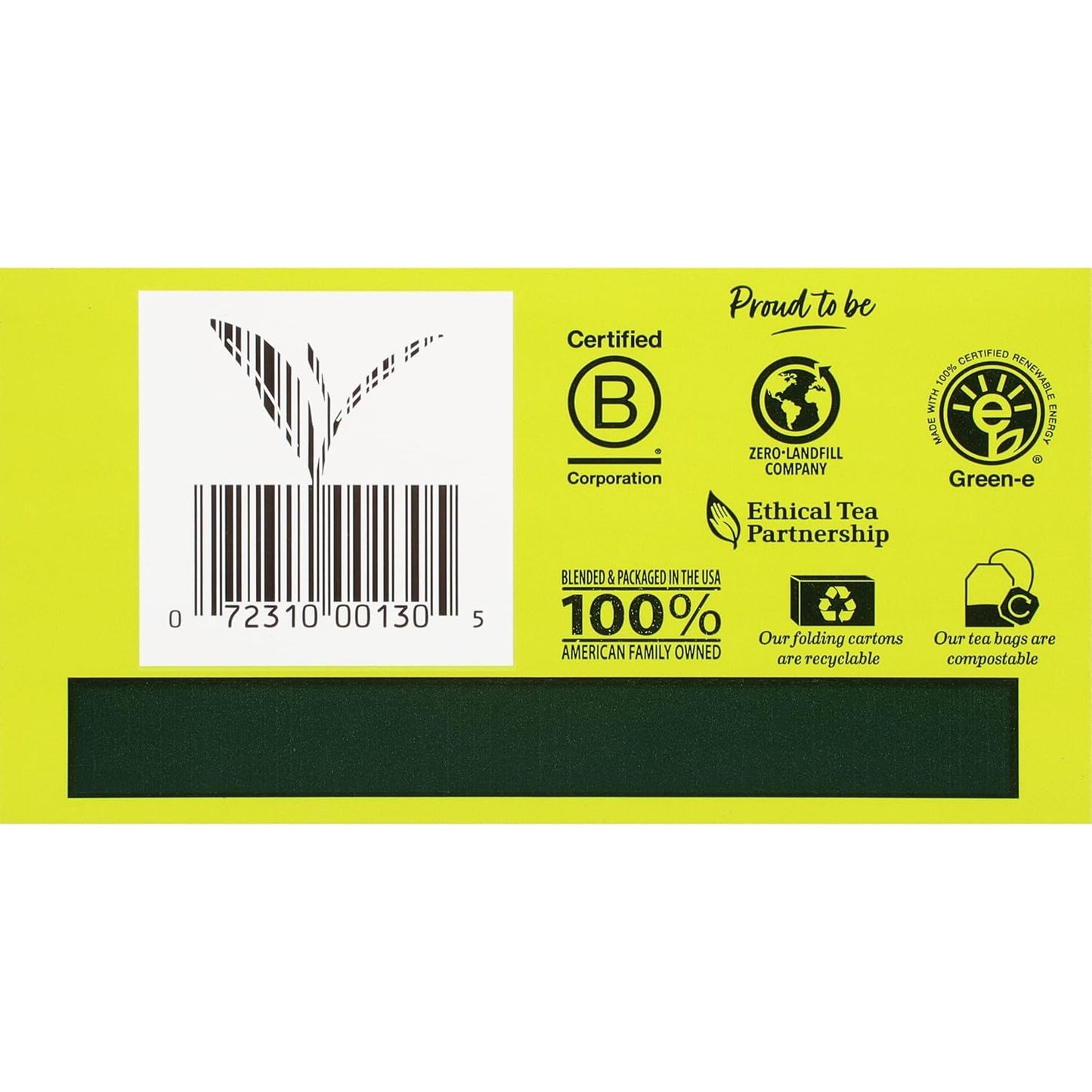 Green Tea w/ Peach Tea Bags, 20 ct