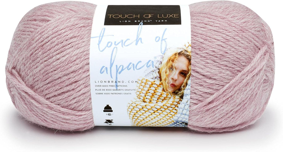 (1 Skein) Touch of Alpaca Yarn, Blush