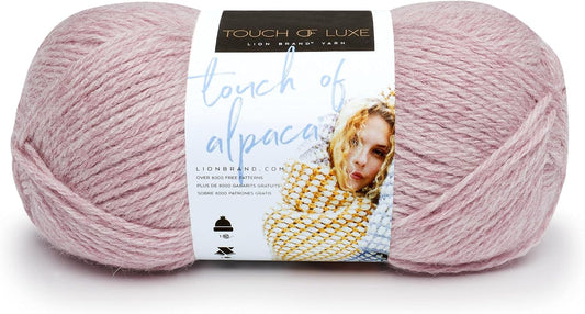 (1 Skein) Touch of Alpaca Yarn, Blush
