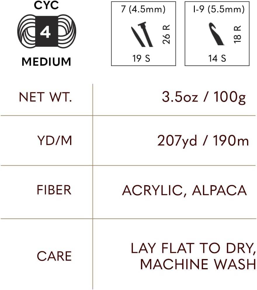 (1 Skein) Touch of Alpaca Yarn, Blush