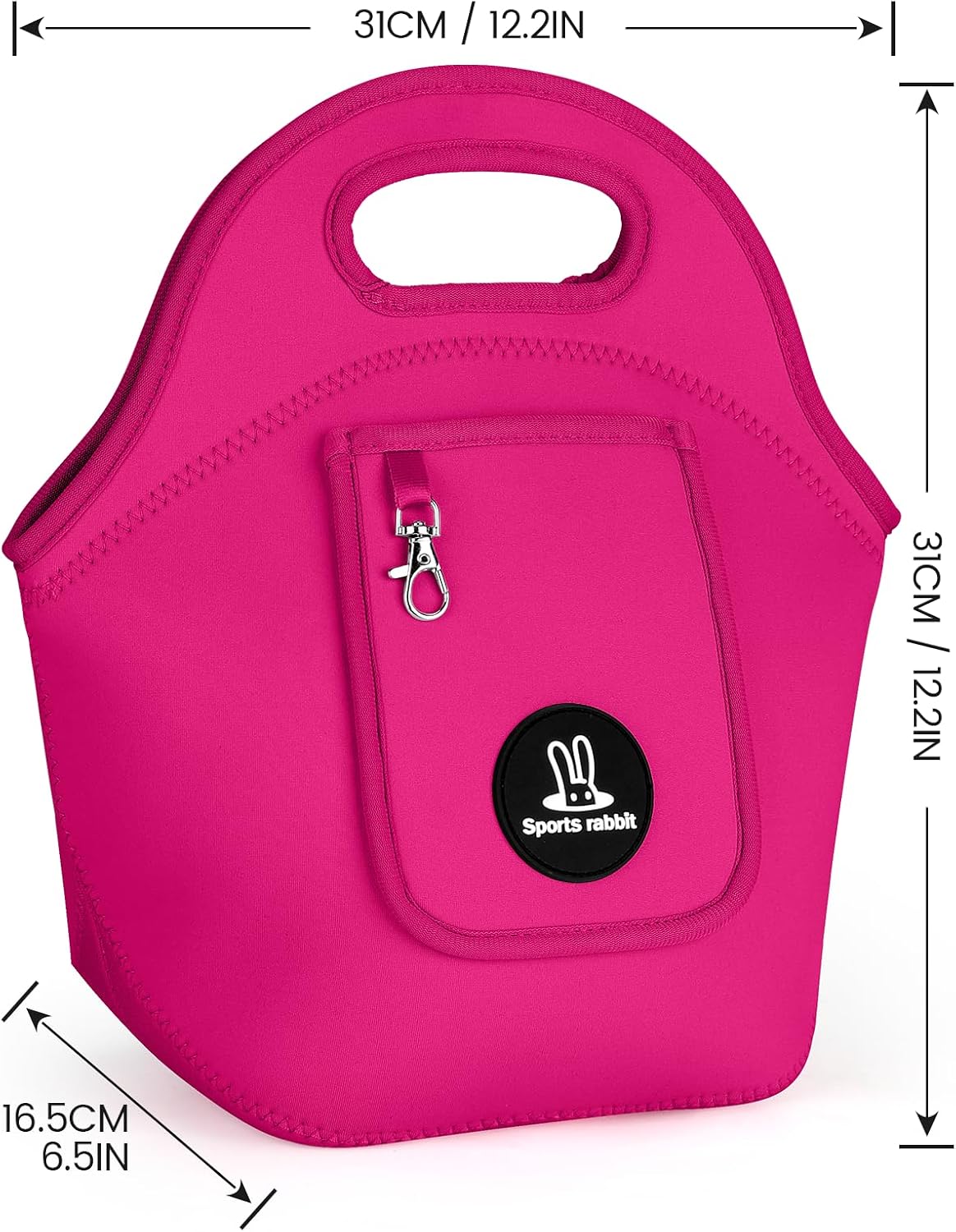 Small Neoprene Lunch Bag for Women – Insulated Tote