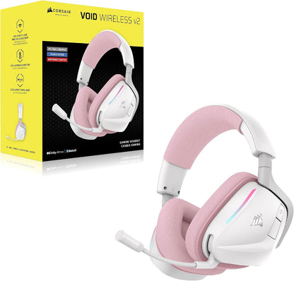Void v2 Wireless Bluetooth PC PS5 Switch Gaming Headset – Pink