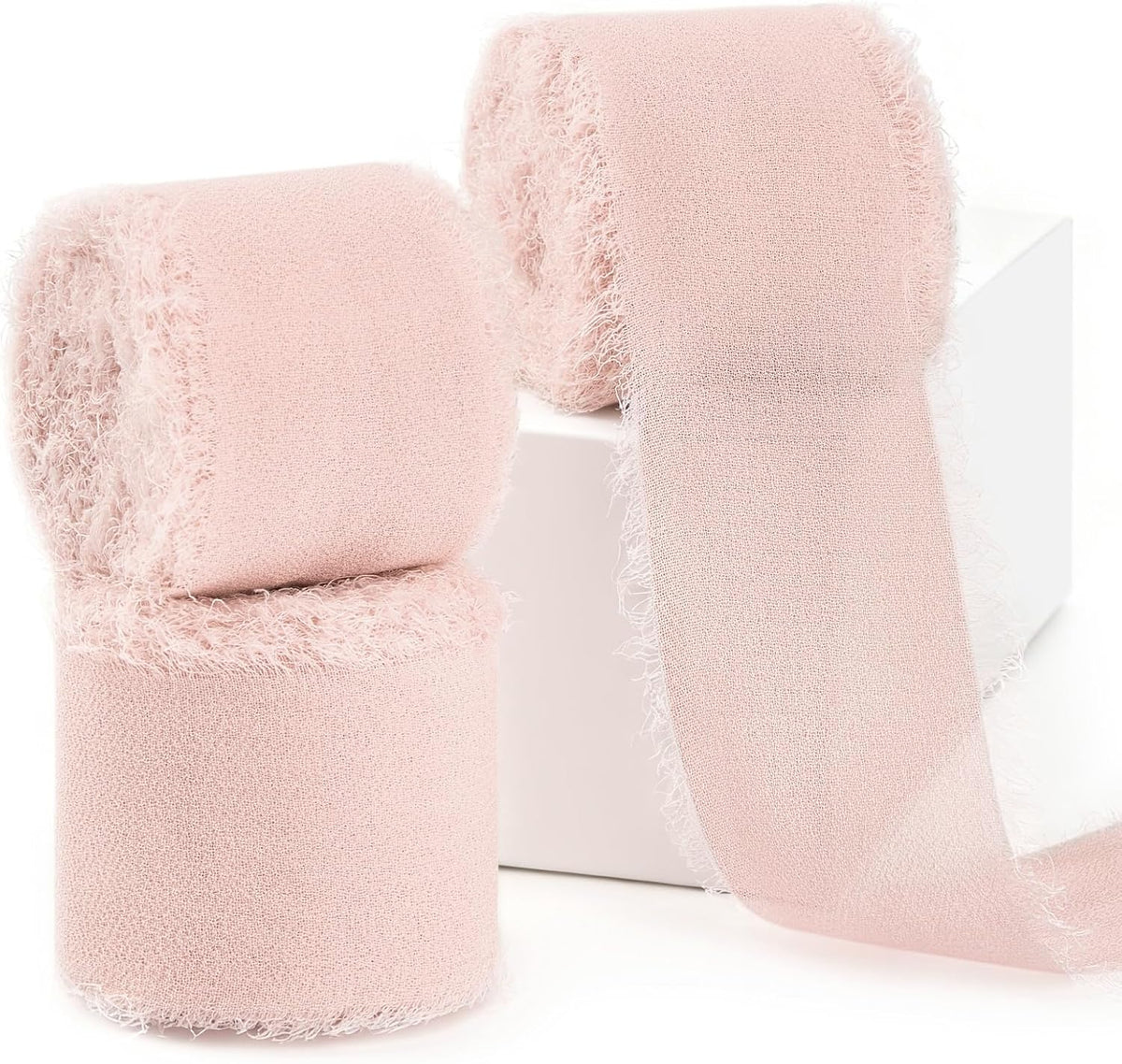 Blush Pink Chiffon Ribbon 1.5" x 21 Yd