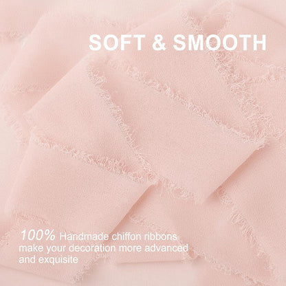 Blush Pink Chiffon Ribbon 1.5" x 21 Yd