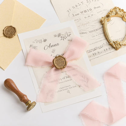 Blush Pink Chiffon Ribbon 1.5" x 21 Yd