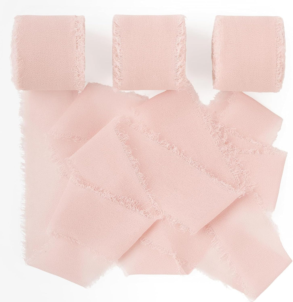 Blush Pink Chiffon Ribbon 1.5" x 21 Yd