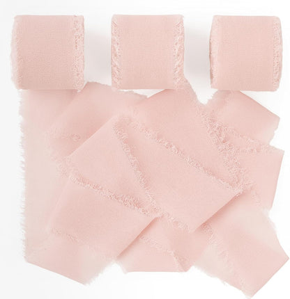 Blush Pink Chiffon Ribbon 1.5" x 21 Yd