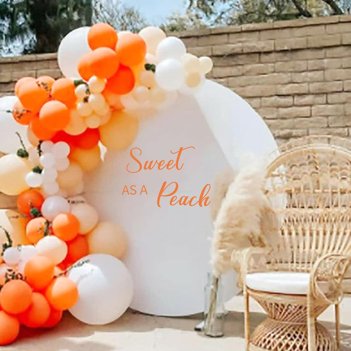 Sweet As A Peach Wall Decal