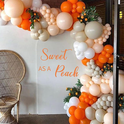 Sweet As A Peach Wall Decal