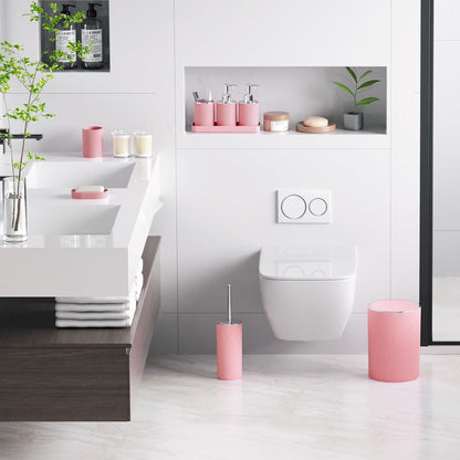 Light Pink Bathroom Accessories Set, 10PC Bathroom Restroom Sets