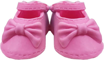 Pink Baby Shoes Cake Topper for Baby Shower