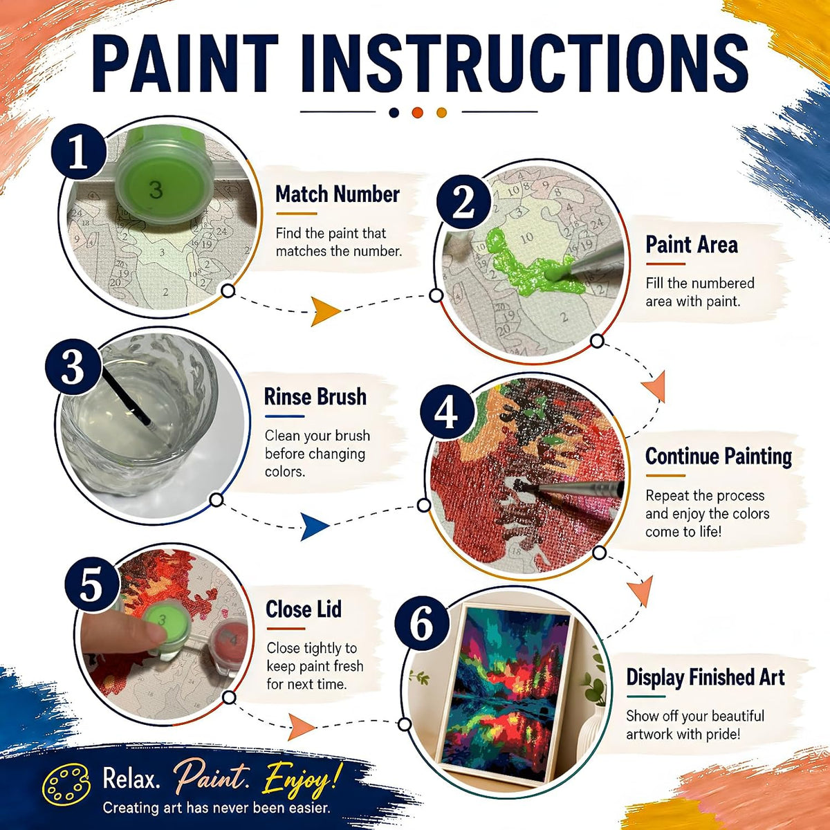Book Room Paint by Number for Adults Beginners, Study Room Adults Paint by Numbers Kits on Canvas, DIY Oil Painting Acrylic Paints for Home Wall Art Decor(16x20inch)