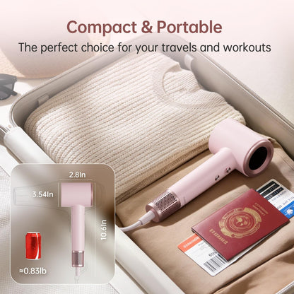 High-Speed Ionic Hair Dryer with Magnetic Wall Mount & Concentrator
