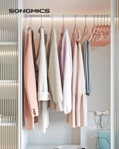Velvet Hangers, Set of 60, Non-Slip, Space-Saving