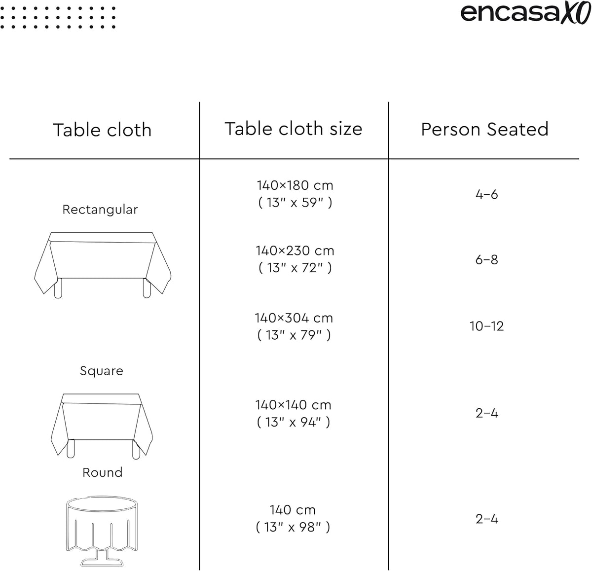 Cotton Tablecloth Rectangular 56"x72" Light Pink