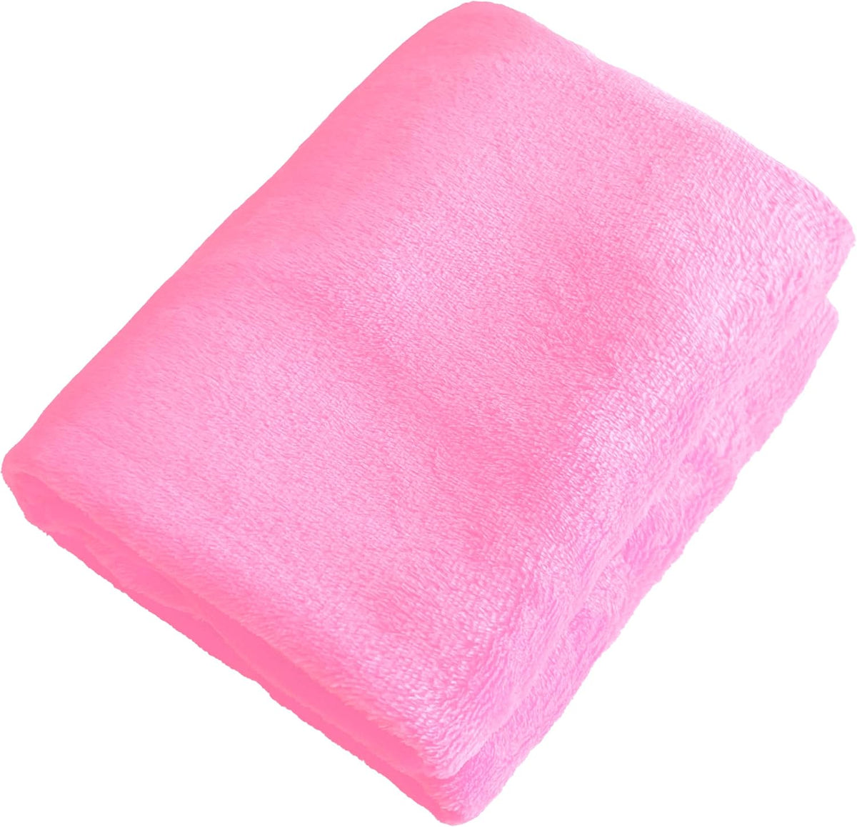 Soft Puppy Flannel Fleece Blanket for Pet Dog Cat, Plush Microfiber, Cozy and Lightweight, Light Pink, Pet, 19 x 27 inch (50 x 70 cm)