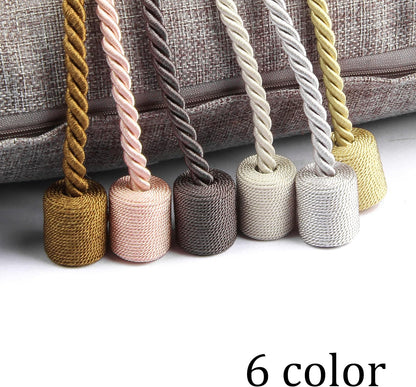 Magnetic Curtain Tiebacks Tassel Ties Backs Holdbacks Rope Drape