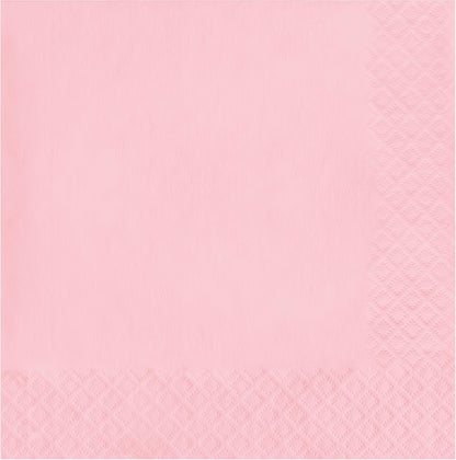 Creative Converting Party Tableware 2-Ply Luncheon Napkin, Party Supplies, One Size, Classic Pink, 50 (139190135)