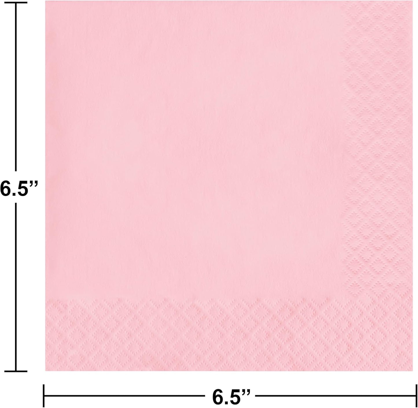 Creative Converting Party Tableware 2-Ply Luncheon Napkin, Party Supplies, One Size, Classic Pink, 50 (139190135)