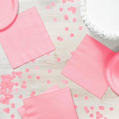 Creative Converting Party Tableware 2-Ply Luncheon Napkin, Party Supplies, One Size, Classic Pink, 50 (139190135)