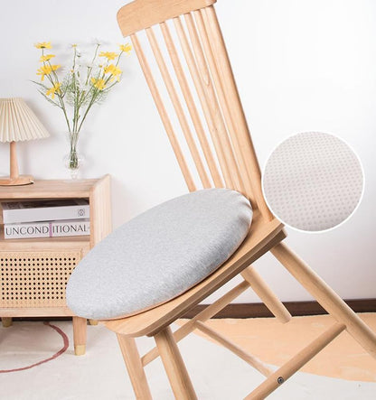 Round Memory Foam Chair Pad 12"/14"/16"/18" Round Seat Cushion for Dining Kitchen Chair Stool,Detachable Circle Chair Seat Cushion with Non-Slip Backing (Pink,12x12x1.2inch)