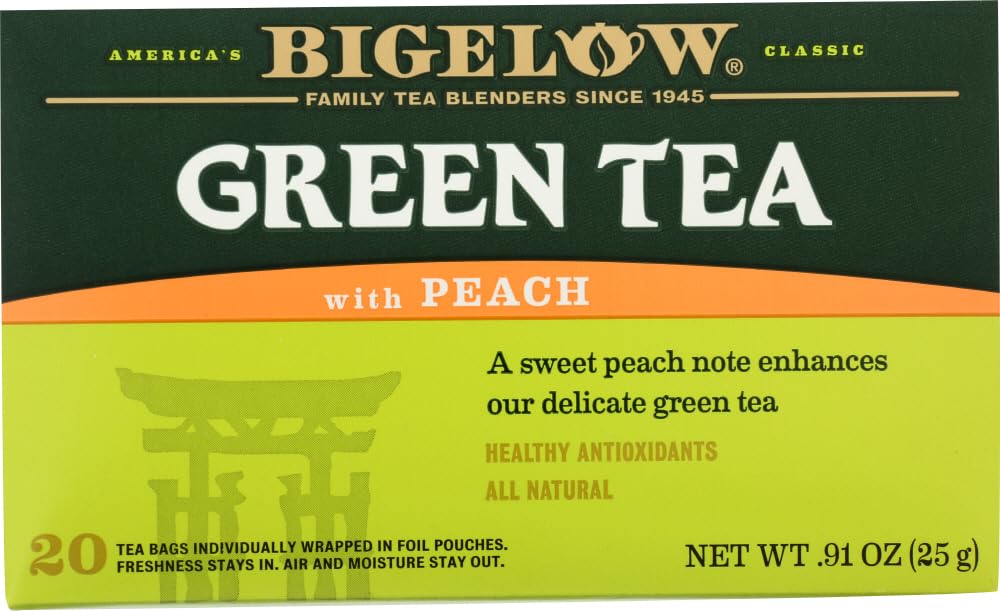 Green Tea with Peach 20 ea (Pack of 2)