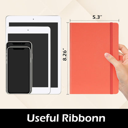 Ruled Notebook/Journal - Classic Lined Journal/Notebook, 5.3'' x 8.26''