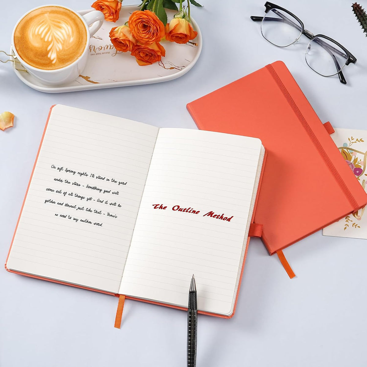 Ruled Notebook/Journal - Classic Lined Journal/Notebook, 5.3'' x 8.26''
