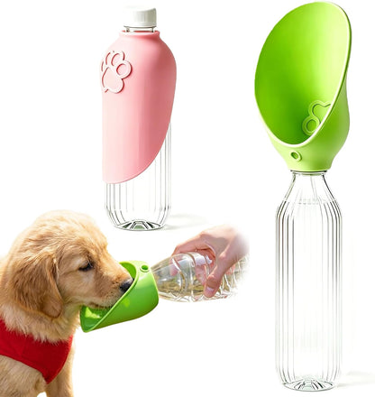 Portable Silicone Dog Water Bottle Adapter for Outdoor Travel