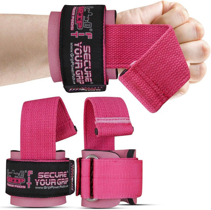 Gym Lifting Dowel Straps Neoprene Padded Wrist Wraps for Weight Training, Bodybuilding & Fitness
