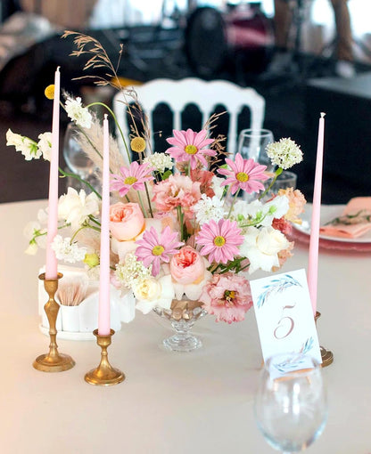 15pcs Daisies Artificial Flowers Faux Pink Daisies Flowers 12" Fake Wildflowers Flower Silk Flowers for Floral Arrangements Wedding Home Garden Decor (Pink)
