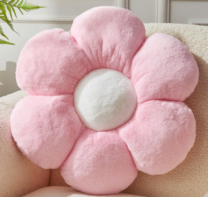 Flower Pillow,15.7In Cute Daisy Pillow Pink Throw Pillows
