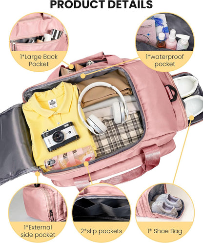 Birthday Gift for Teen-Gifts for 12 Year Old Girl, Initial Gym Bag