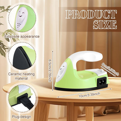 4 Pcs Mini Craft Iron Mini Heat Press Small Iron on Patches