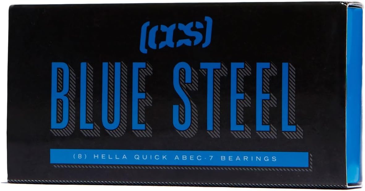 [ ] Skateboard Wheels | 52mm | Set of 4 | Blue Steel Bearings | ABEC 7 | Skate Tool