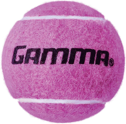 Gamma Pressureless Tennis Balls for Tennis Practice and Lessons, Longer-Term Durability and More Bounce Than Standard Tennis Balls, Pink, Bag of 12