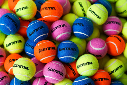 Gamma Pressureless Tennis Balls for Tennis Practice and Lessons, Longer-Term Durability and More Bounce Than Standard Tennis Balls, Pink, Bag of 12