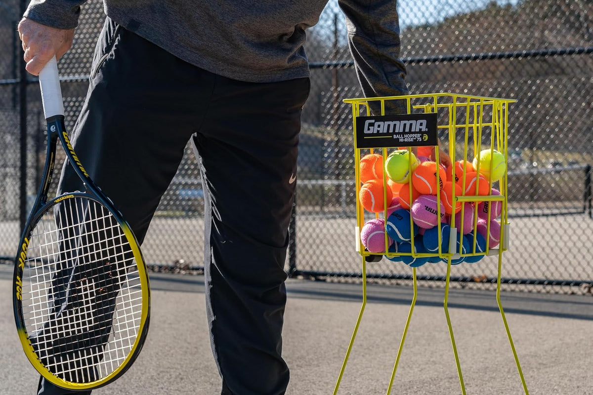 Gamma Pressureless Tennis Balls for Tennis Practice and Lessons, Longer-Term Durability and More Bounce Than Standard Tennis Balls, Pink, Bag of 12