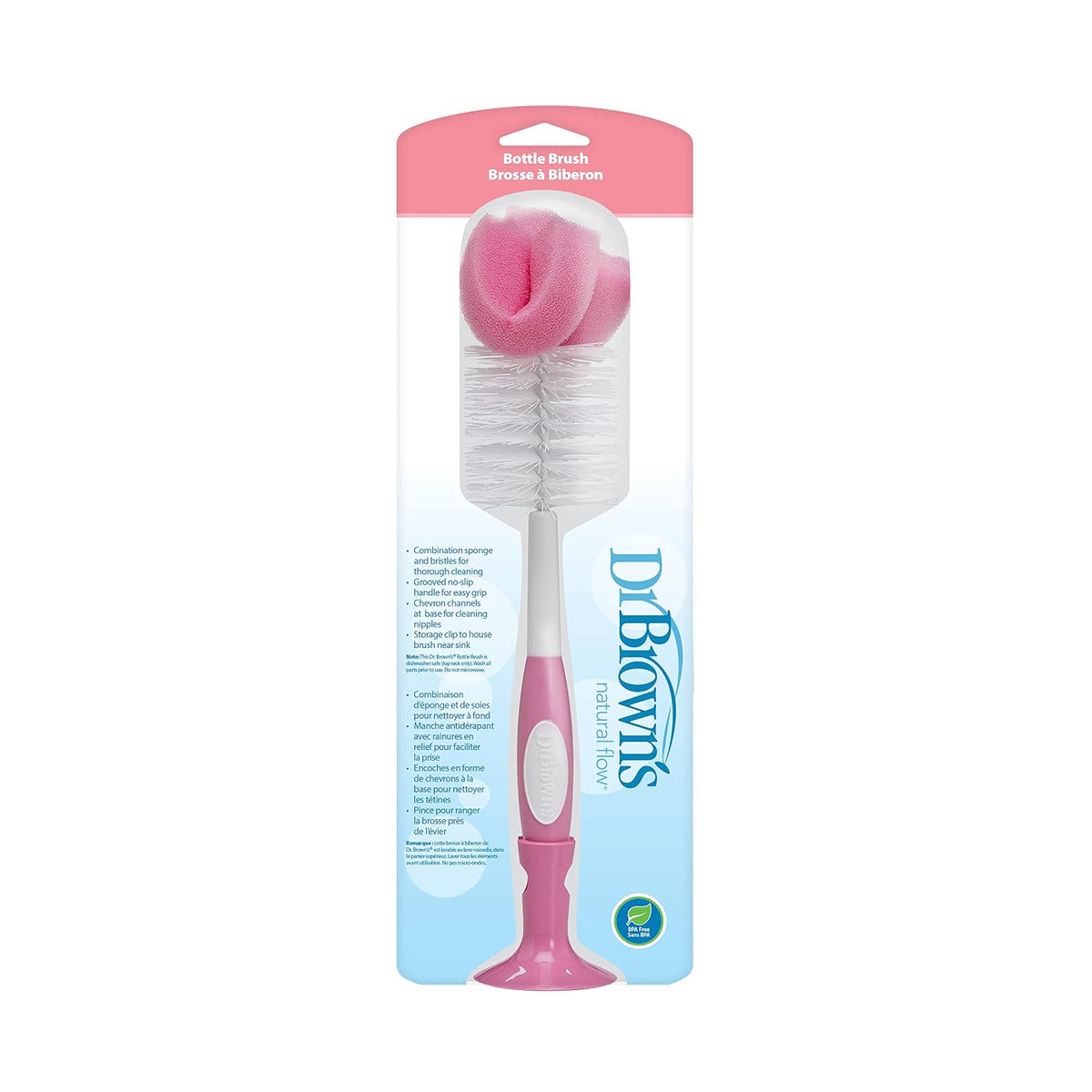 Bottle Brush, Pink, 1-Pack