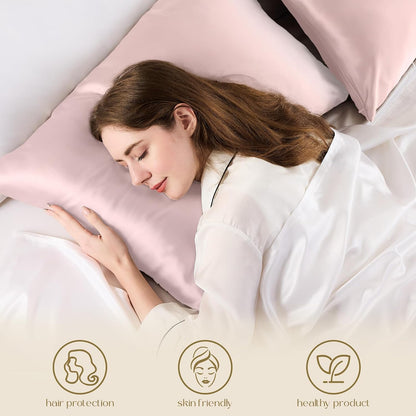 100% Pure Mulberry Silk Pillow Cases for Hair and Skin, Standard