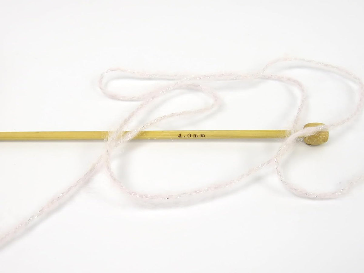 Powder Pink, Silver Charm - DK Weight Metallic Sparkle, Mohair Wool Acrylic Nylon Blend Yarn with Sparkle 50 Grams (1.75 Ounces) 200 Meters (218 Yards)
