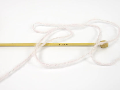 Powder Pink, Silver Charm - DK Weight Metallic Sparkle, Mohair Wool Acrylic Nylon Blend Yarn with Sparkle 50 Grams (1.75 Ounces) 200 Meters (218 Yards)