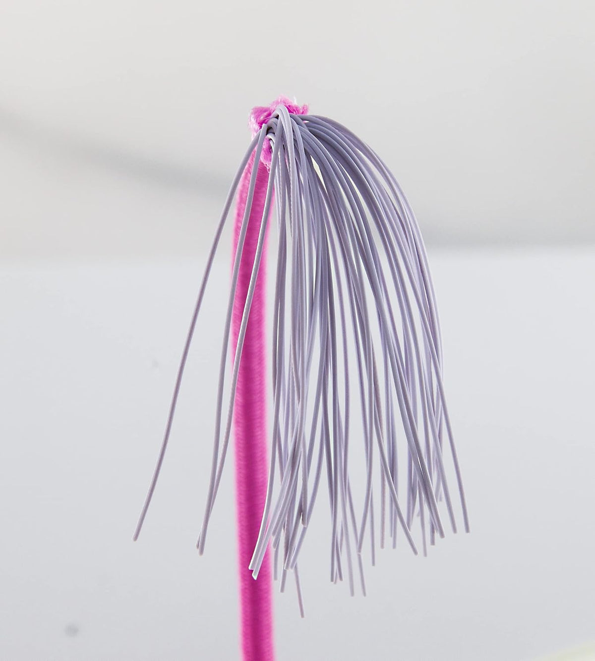 Mini Bungee Cord with Steel Hook, 14" X 4, Pink