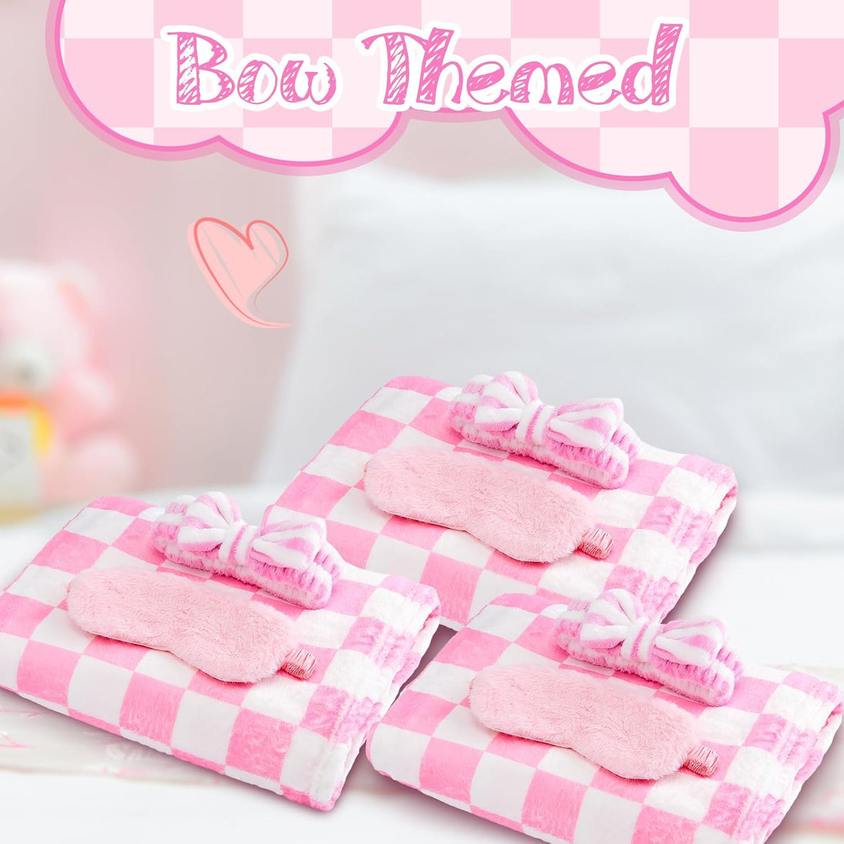 18 Pcs Sleepover Party Supplies for Slumber Girls Spa Party Gift