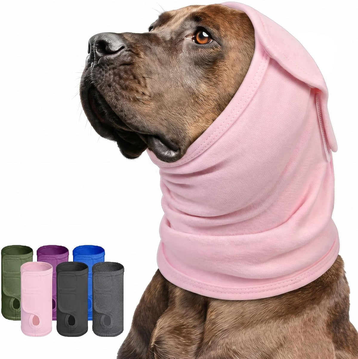 Dog Calming Hoodie, Ear Muffs Noise Protection Anxiety Relief