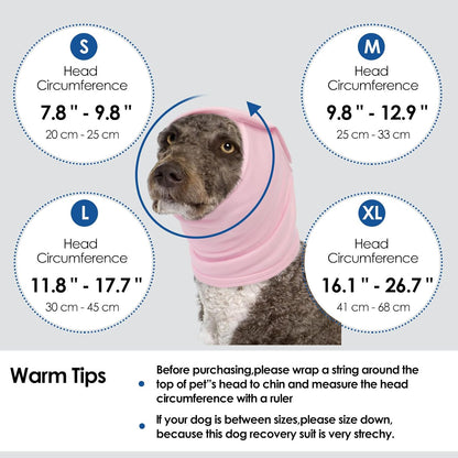 Dog Calming Hoodie, Ear Muffs Noise Protection Anxiety Relief