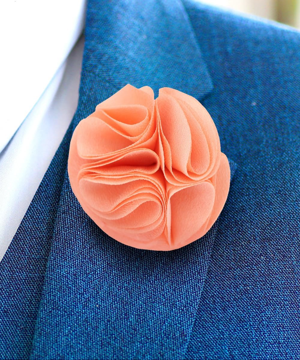 Rose Flower Lapel Pin for Men - Men's Rose Pin and Boutonniere