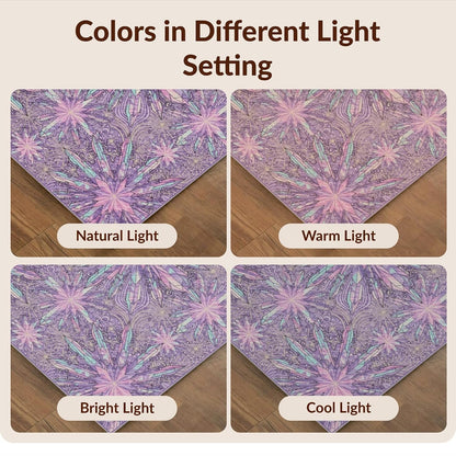 5'x7' Easy Clean Abstract Abstract Accent Rug, Pink Sleek Flatweave Pet Friendly & Non-Slip Built-in Grip Floor Covering for Small Living Room, Playroom, Bedroom | 2156615