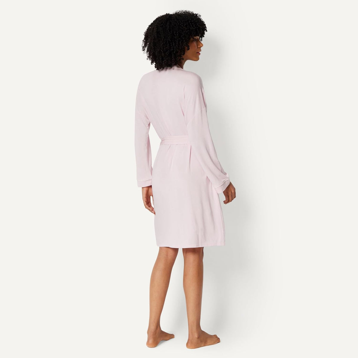 Women's Long Sleeve Robe, Modal-Blend Bathrobe